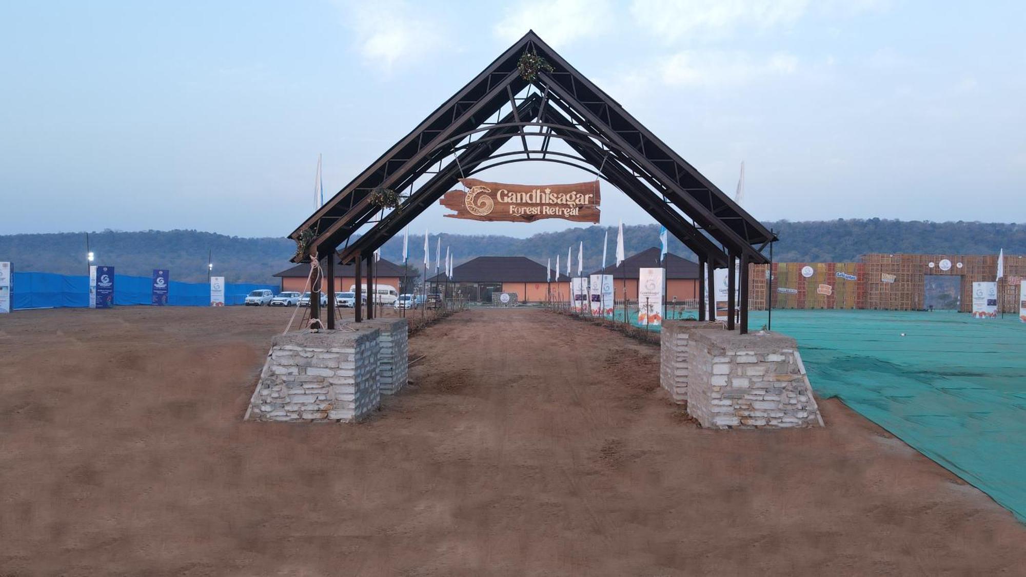 Готель Gandhisagar Forest Retreat Gurla Екстер'єр фото